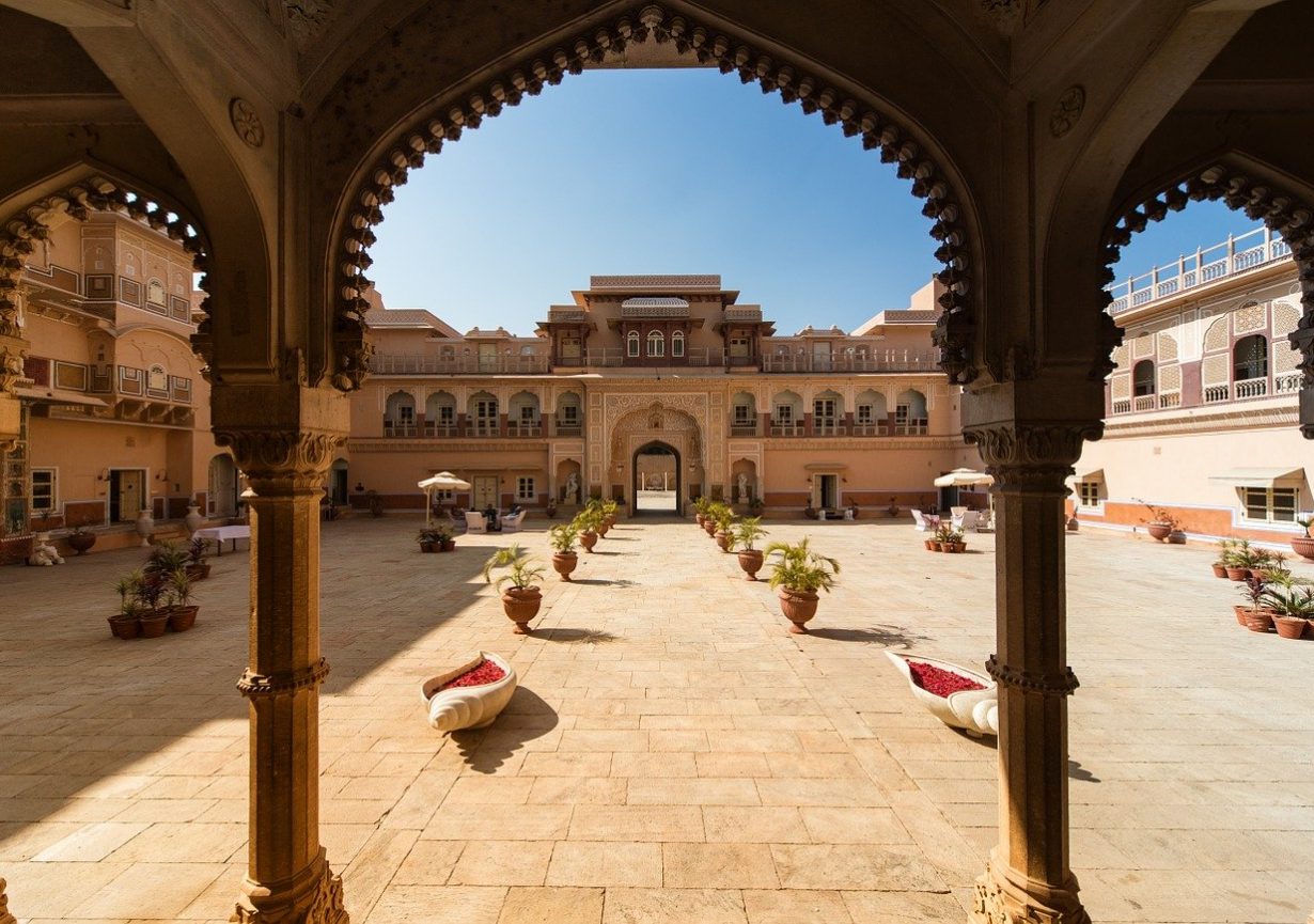 Architecture Chomu-Palace Rajasthan India
